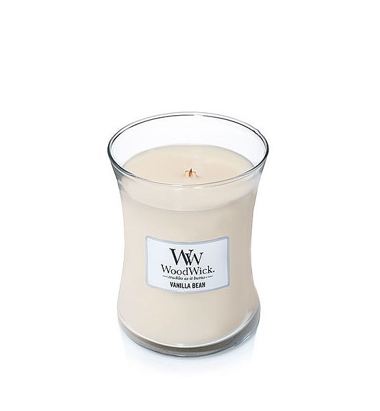 Vonná svíčka WoodWick - Vanilla Bean 275g/55 - 65 hod