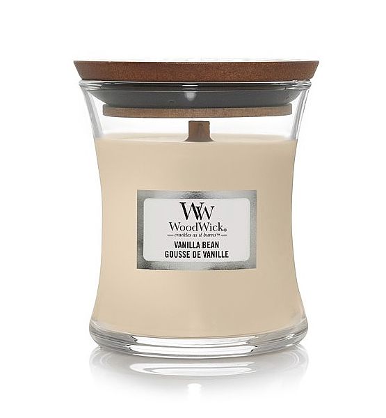 Vonná svíčka WoodWick - Vanilla Bean 85g/20 - 30 hod