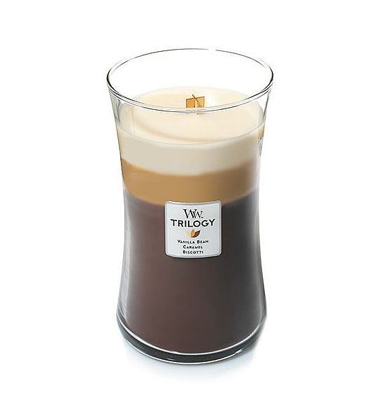 Vonná svíčka WoodWick - Café Sweets 275g/55 - 65 hod