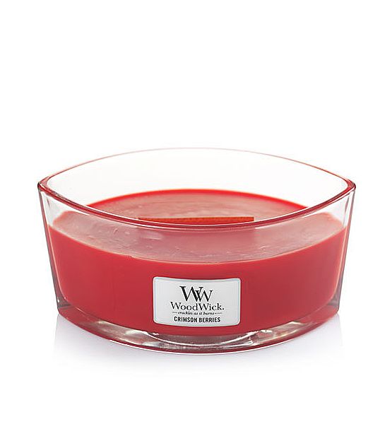 Vonná svíčka WoodWick - Crimson Berries 453g/30 - 40 hod, 9x19x12 cm