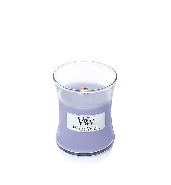 Vonná svíčka WoodWick - Lavender Spa 85g/20 - 30 hod, 7x8 cm