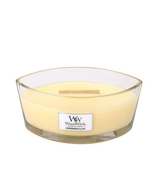 Vonná svíčka WoodWick - Lemongrass Lily 453g/30 - 40 hod