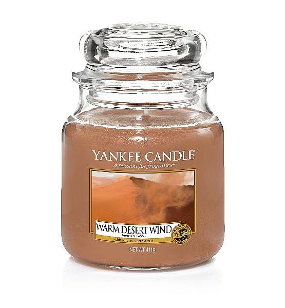 Vonná svíčka Yankee Candle Warm Desert Wind classic střední 411g/90hod