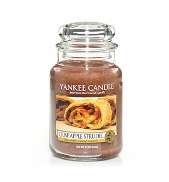 Vonná svíčka Yankee Candle Crisp Apple Strudel classic velký 623g/150hod