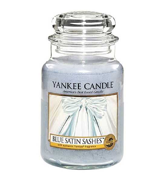 Vonná svíčka Yankee Candle Blue Satin Sashes classic velký 623g/150hod