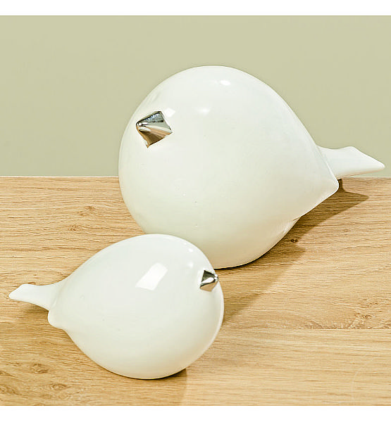 Dekorační soška ptáček Boltze porcelán 9x16cm (cena za ks)
