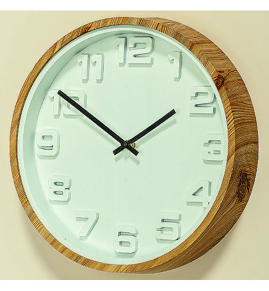 Nástěnné hodiny Boltze dřevo průměr 30cm