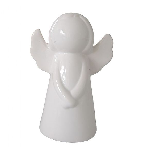 Dekorační soška anděl STARDECO keramika 12x8x5 cm