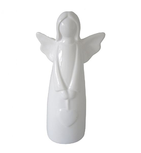 Dekorační soška anděl STARDECO keramika 26x11x6 cm