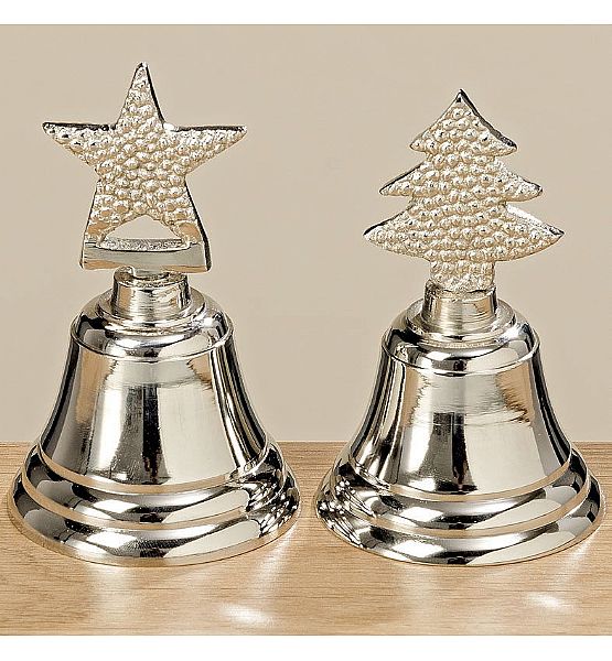 Vánoční dekorace zvoneček BOLTZE, výška 11cm (cena za ks)