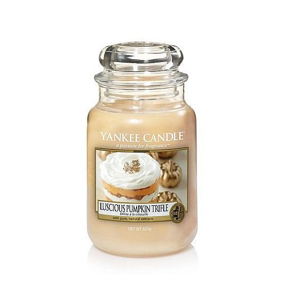 Vonná svíčka Yankee Candle Luscious Pumpkin Trifle Classic velký 623g/150hod