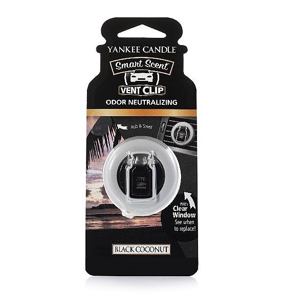 Vůně do auta Yankee Candle Clip Black Coconut 1ks