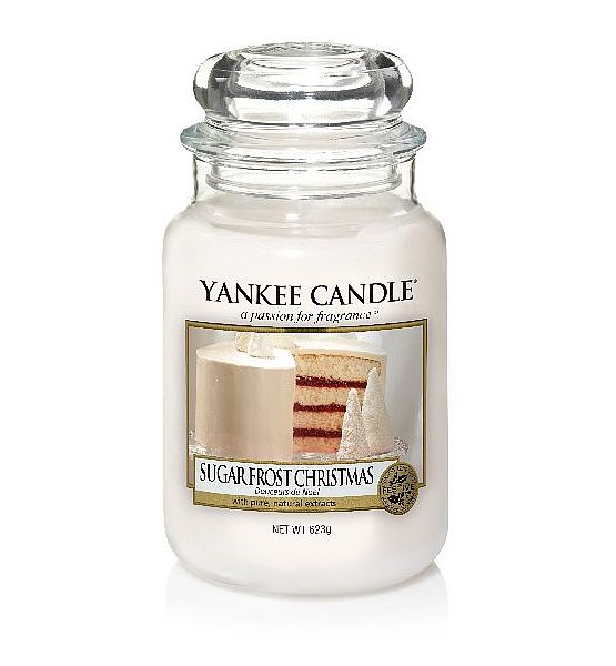 Vonná svíčka Yankee Candle Sugar Frost Christmas classic velký 623g/150hod