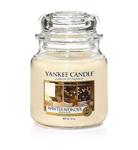 Vonná svíčka Yankee Candle Winter Wonder classic střední 411g/90hod