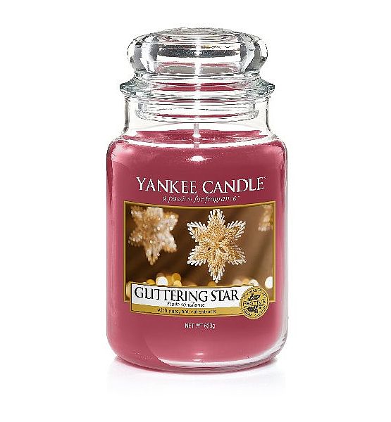 Vonná svíčka Yankee Candle Glittering Star classic velký 623g/150hod