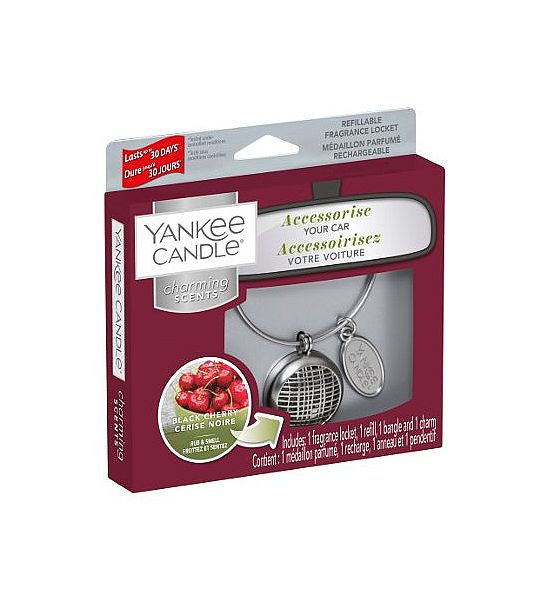 Vůně do auta Yankee Candle Charming Scents Linear Black Cherry