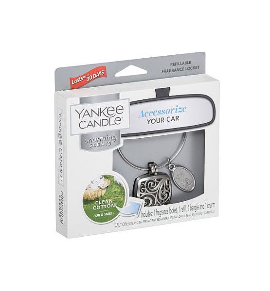 Vůně do auta Yankee Candle Charming Scents Square Clean Cotton Maxidesign