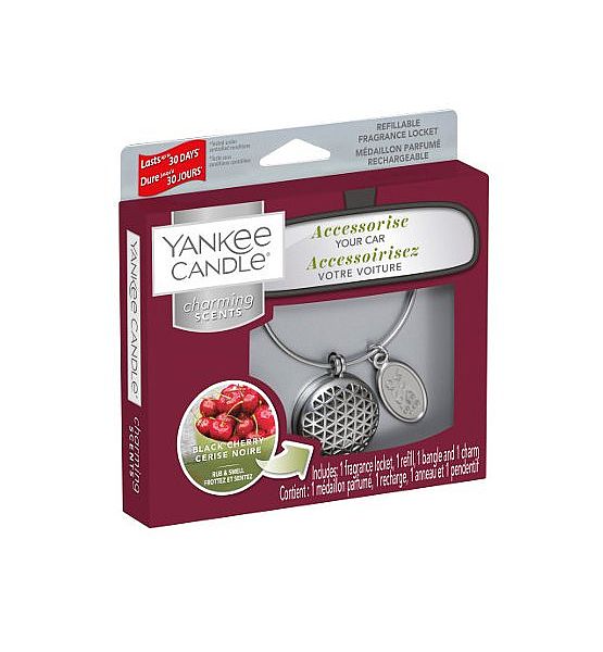 Vůně do auta Yankee Candle Charming Scents Geometric Black Cherry