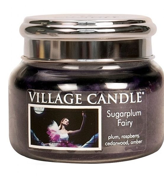 Village Candle Vonná svíčka ve skle Půlnoční víla - Sugarplum Fairy malá - 262g/55 hodin