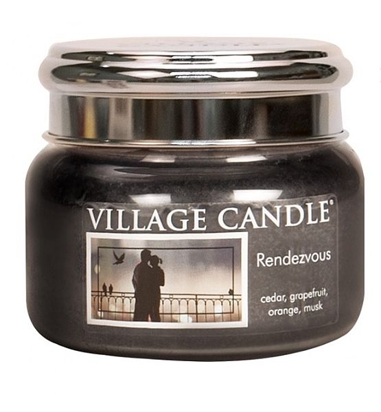 Village Candle Vonná svíčka ve skle Rande - Rendezvous malá - 262g/55 hodin