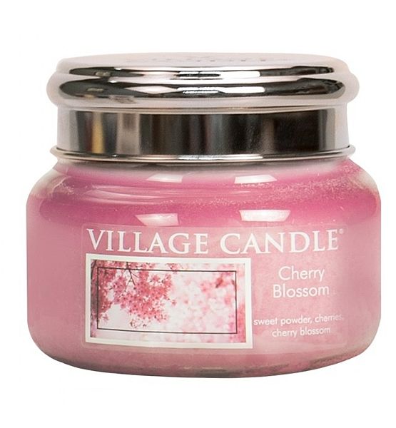 Village Candle Vonná svíčka ve skle Třešňový květ - Cherry Blossom - 262g/55 hodin