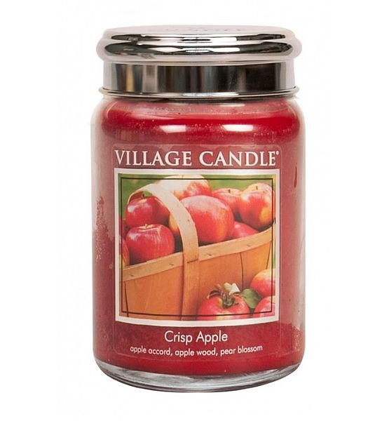 Vonná svíčka Village Candle velká - Svěží jablko - 602g/170 hodin