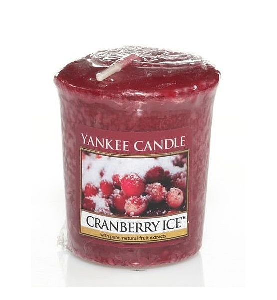 Vonná votivní svíčka Yankee Candle Cranberry Ice 49g/15hod