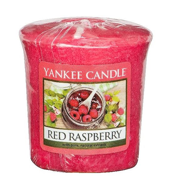 Vonná votivní svíčka Yankee Candle Red Raspberry 49g/15hod