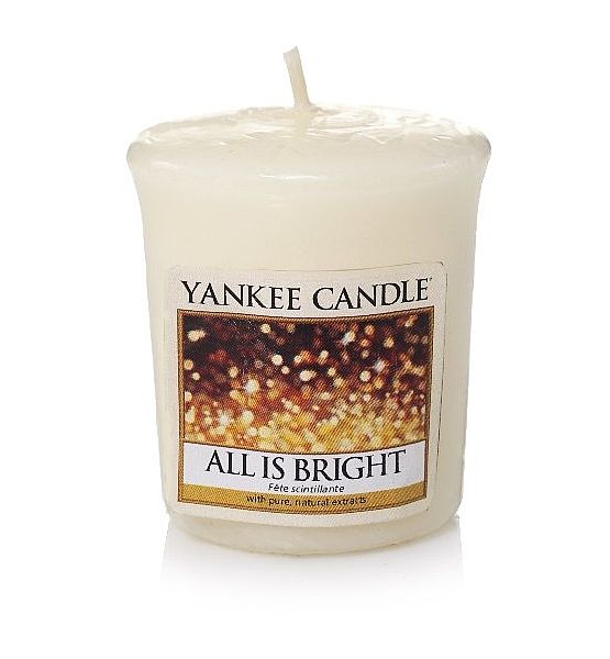 Vonná votivní svíčka Yankee Candle All is Bright 49g/15hod