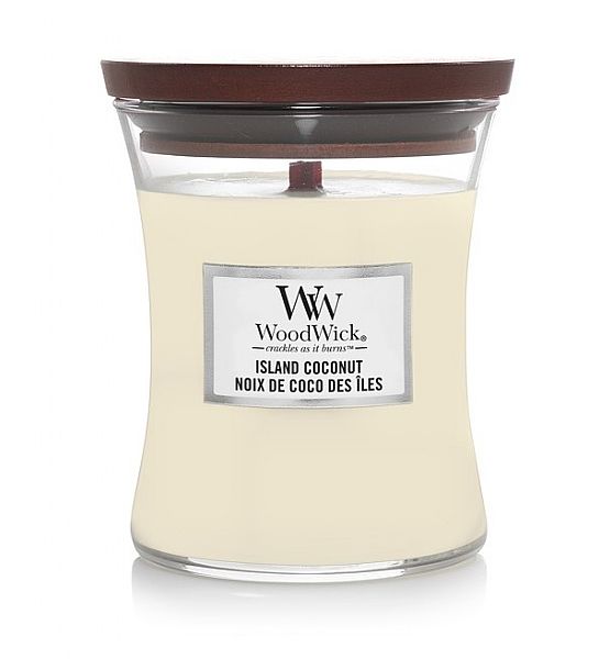 Vonná svíčka WoodWick - Island Coconut 275g/55 - 65 hod