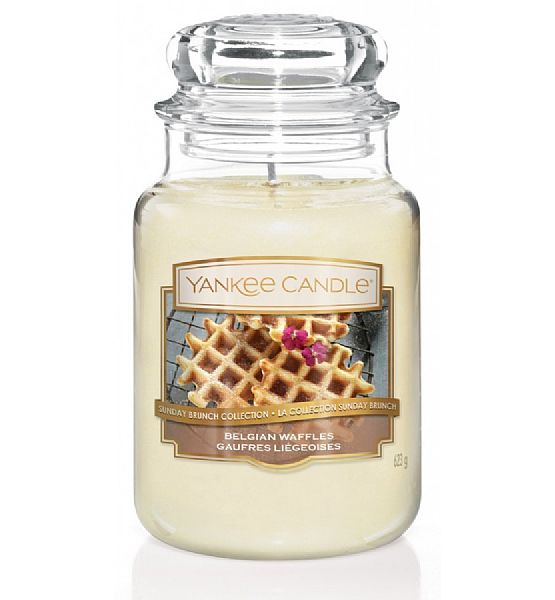 Vonná svíčka Yankee Candle Belgian Waffles classic velký 623g/150hod