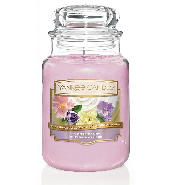 Vonná svíčka Yankee Candle Floral Candy classic velký 623g/150hod