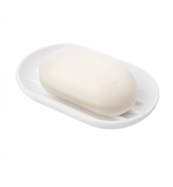 Miska na mýdlo TOUCH Umbra bílá 13x9x2 cm, plast