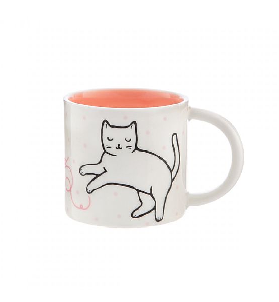 Hrnek SASS & BELLE Cutie Cat porcelán 315ml