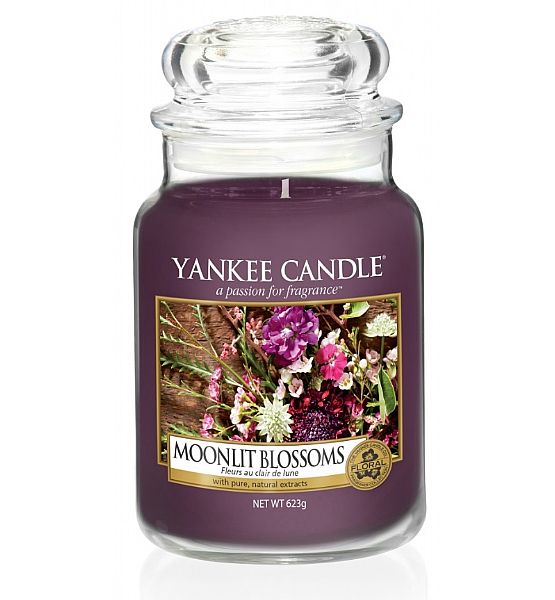 Vonná svíčka Yankee Candle Moonlit Blossoms 623g/150hod