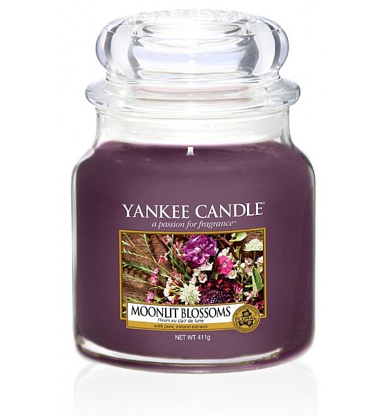 Vonná svíčka Yankee Candle Moonlit Blossoms 411g/90hod