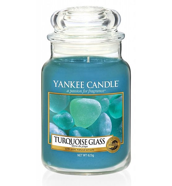 Vonná svíčka Yankee Candle Tuquoise Glass 623g/150hod