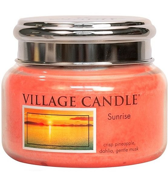 Village Candle Vonná svíčka ve skle Východ slunce - Sunrise malá - 262g/55 hodin