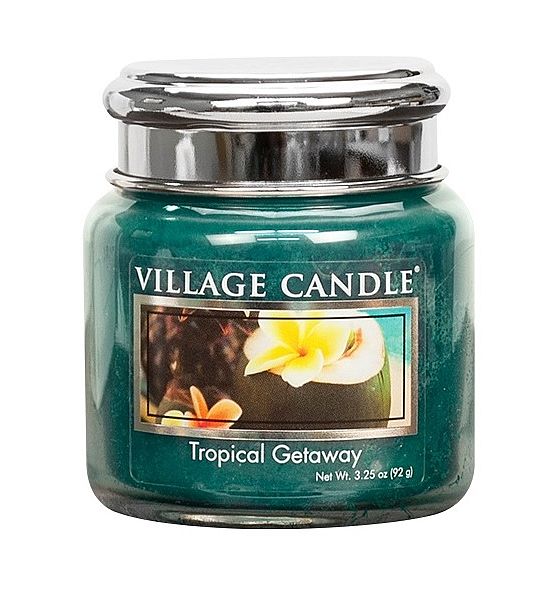 Village Candle Vonná svíčka ve skle Víkend v tropech - Tropical Getaway mini - 92g/25 hodin