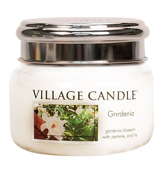 Village Candle Vonná svíčka ve skle Gardénie - Gardenia malá - 262g/55 hodin