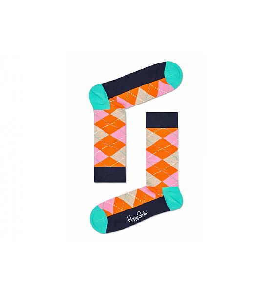 Modro-oranžové ponožky Happy Socks M-L (41-46)