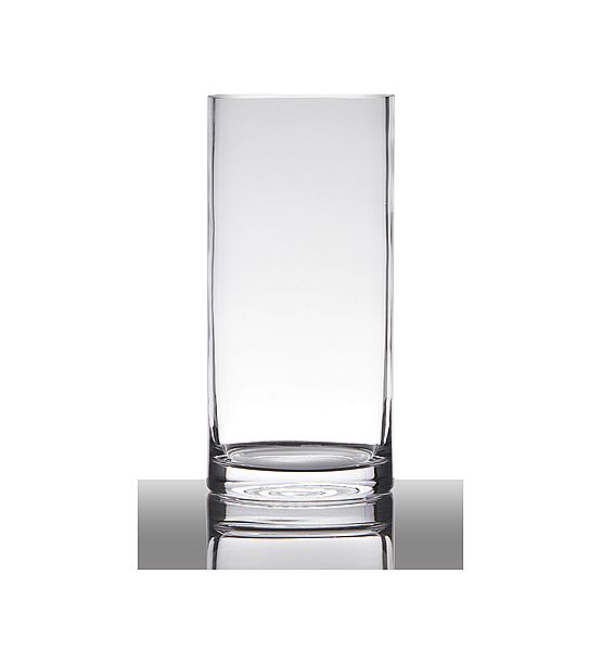 Skleněná váza Hakbijl Glass čirá 20x12cm