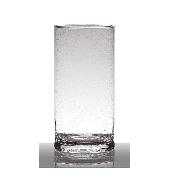 Skleněná váza Hakbijl Glass čirá 30x15cm