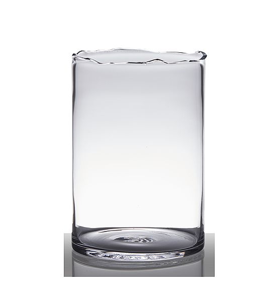 Skleněná váza Hakbijl Glass čirá 27x18cm