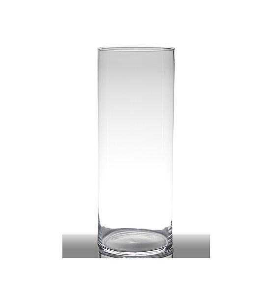 Skleněná váza Hakbijl Glass čirá Luna 50x19cm