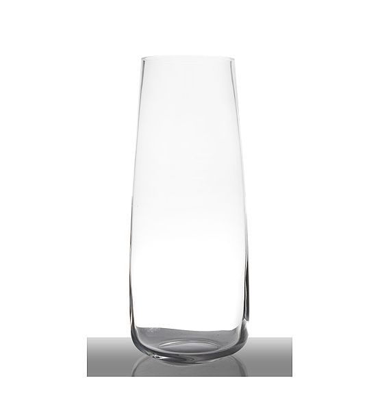Skleněná váza Hakbijl Glass čirá CC 45x21cm