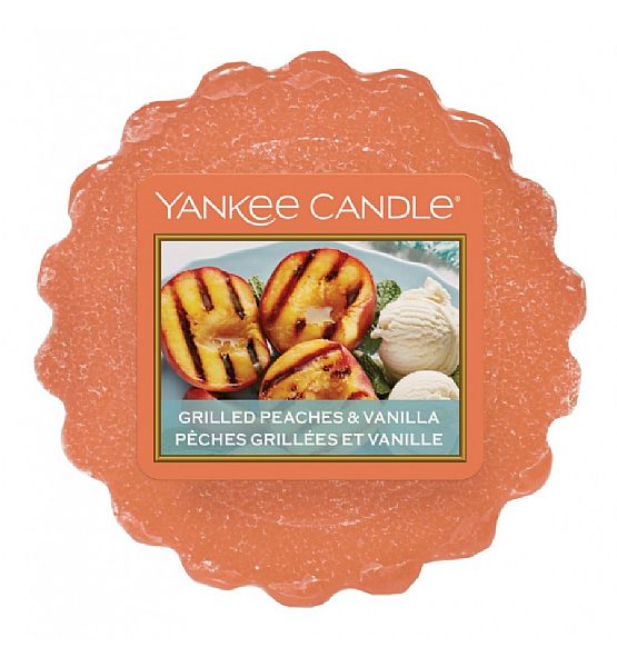 Vonný vosk do aromalampy Yankee Candle Grilled Peaches Vanilla 22g/8hod