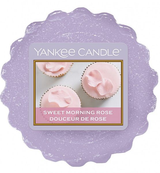 Vonný vosk do aromalampy Yankee Candle Sweet Morning Rose 22g/8hod