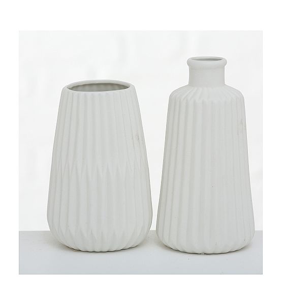 Váza Boltze Esko keramika 2 druhy (cena za ks) 17x8 cm