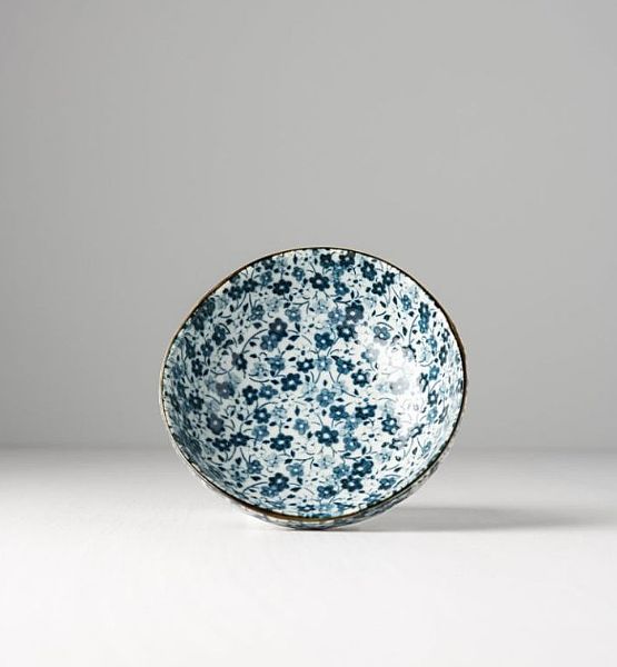 Malá miska Made in Japan Blue Daisy 11 cm, keramika, handmade